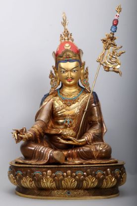 Picture of Padma Shambhav | Guru Rinpoche | Handmade | Gold Gilded