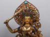 Picture of Manjushree Statue | Handmade | Gold Gilded