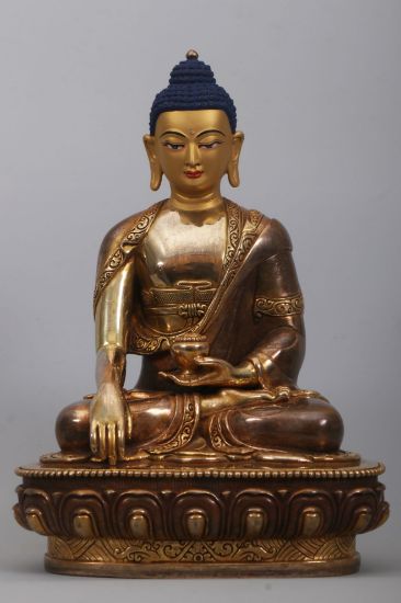 Picture of Shakyamuni Buddha | Handmade | Gold Gilded