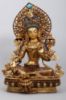 Picture of Arya Tara Statue | Green Tara | Gold Gilded | Handmade