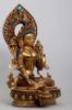 Picture of Arya Tara Statue | Green Tara | Gold Gilded | Handmade