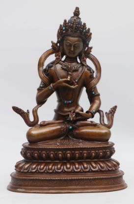 Picture of Vajrasattva Statue | Handmade | Copper Oxidized 