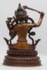 Picture of Manjushree Statue | Handmade | Copper Oxidized