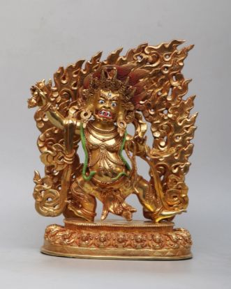 Picture of Vajrapani Statue | Handmade | Gold Gilded