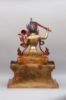 Picture of Singhasan Manjushree| Manjushree Statue | Gold Gilded | Handmade