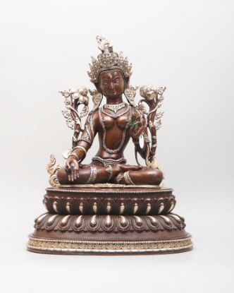 Picture of Saptalochan Tara | White Tara | Copper Oxidized