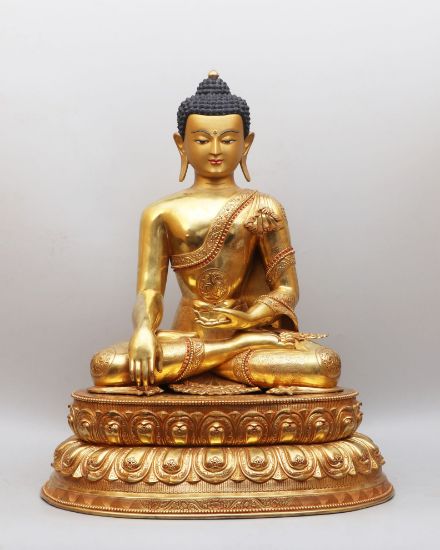 Picture of Shakyamuni Buddha | Buddha Statue | Gold Glided