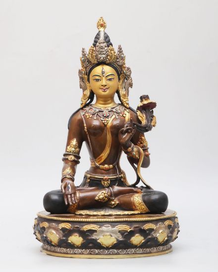 Picture of Saptalochan Tara | White Tara | Copper Oxidized | White Tara