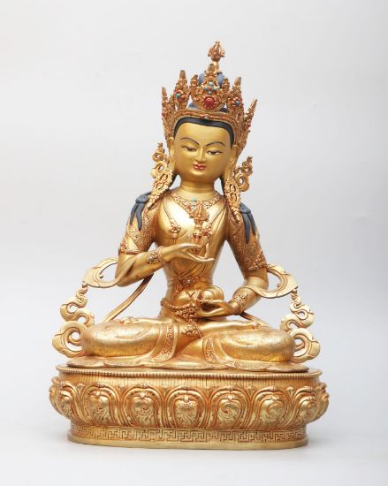 Picture of Vajrasattva Statue | Handmade | Gold Gilded