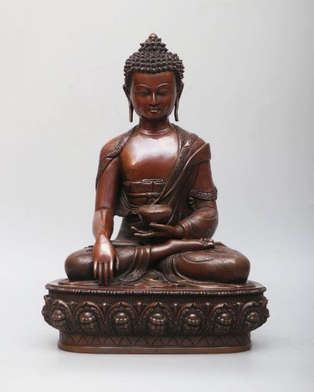 Picture of Shakyamuni Buddha | Handmade | Copper Oxidized