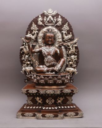 Picture of Singhasan Virupa| Singhasan Birubapa | Copper Oxidized | Silver plated