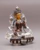 Picture of Arya Tara Statue | Green Tara | Copper Oxidized |Silver Plated