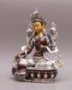 Picture of Arya Tara Statue | Green Tara | Copper Oxidized |Silver Plated