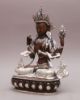 Picture of Khadcheri Statue | Chenrezig | Copper Oxidized | Silver Plated