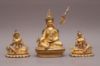 Picture of Three Guru Set Statue | Gold Gilded | Handmade