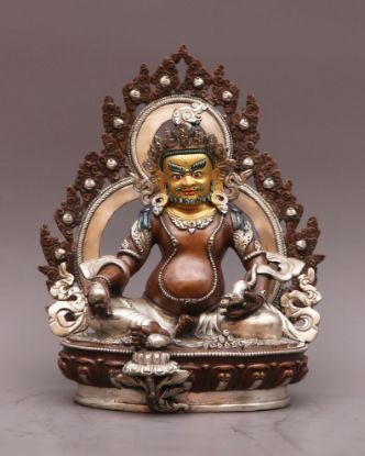 Picture of Dzambhala Statue | Copper Oxidized | Handmade